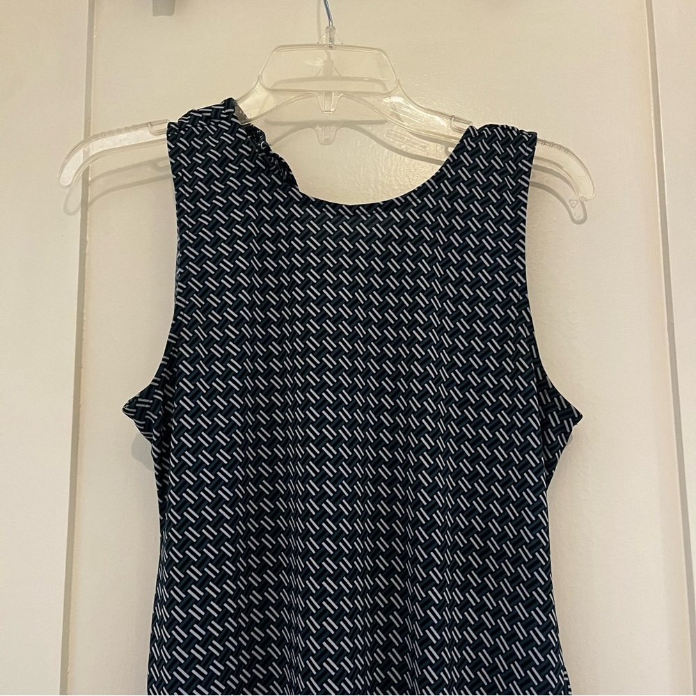 Ann Taylor Black and White Sleeveless Maxi Dress - Size Medium - Picture 4 of 8